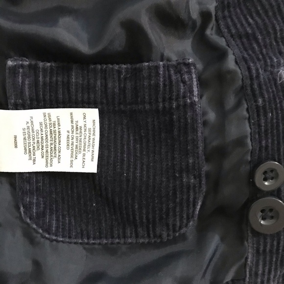 Wonderkids Corduroy Button Up Blazer with Elbow Patches Coat Jacket Baby Size12M - Picture 9 of 11